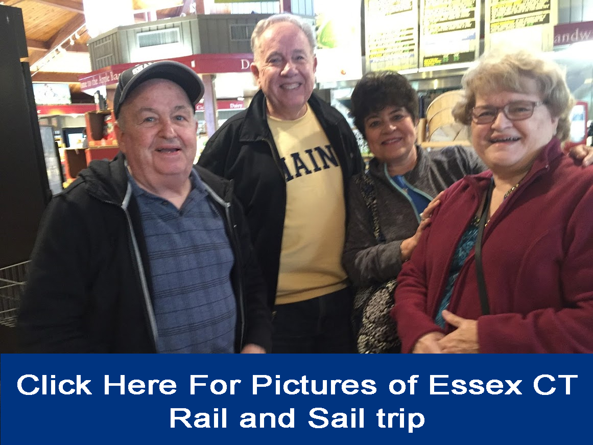 Click for Pictures of Essex CT Rail and Sail Trip